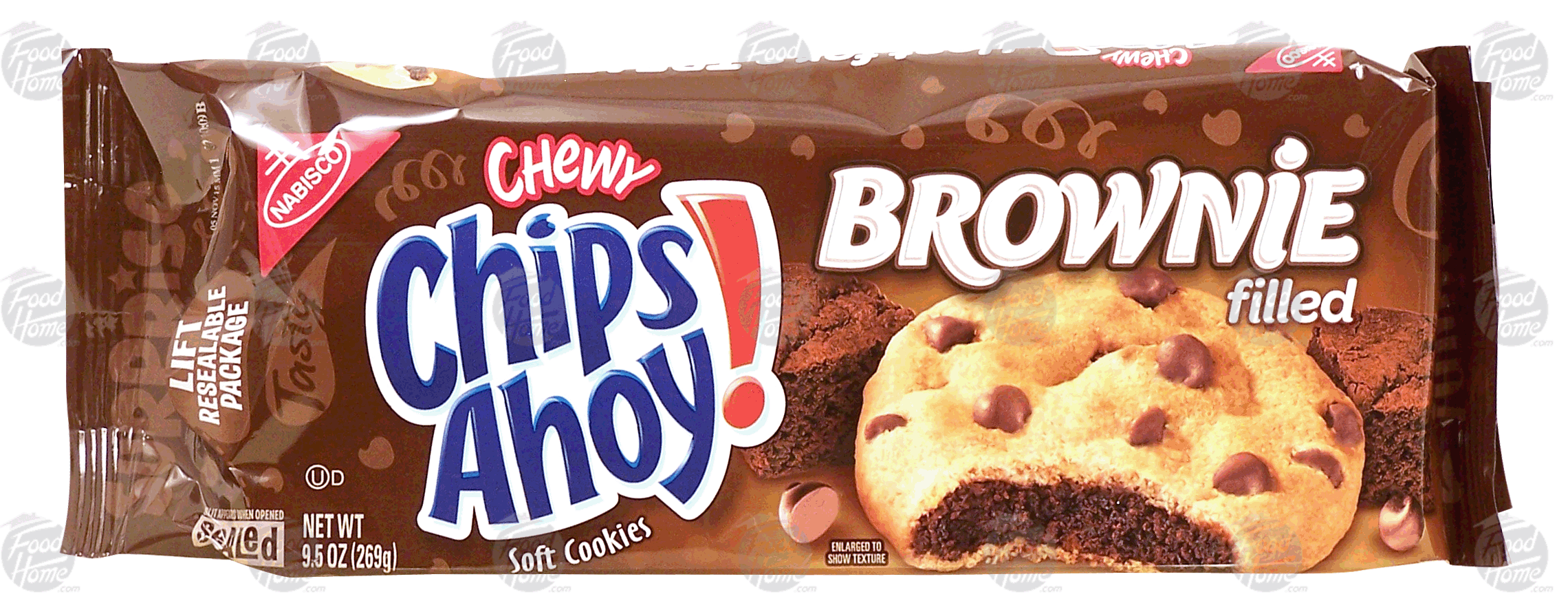 Nabisco Chips Ahoy! chewy brownie filled cookies Full-Size Picture